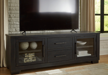 Galliden Black 80" TV Stand