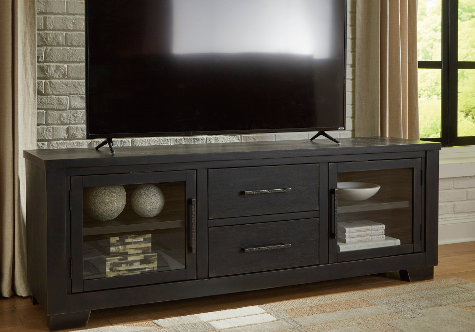 Galliden Black 80" TV Stand