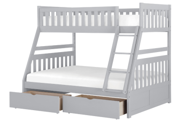 Alternative view of Orion Twin/Full Bunk Bed w/ Storage Boxes