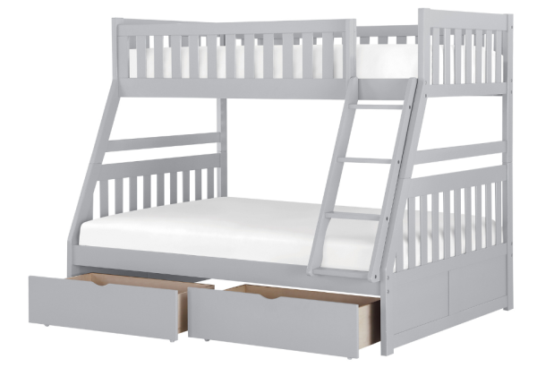Orion Twin/Full Bunk Bed w/ Storage Boxes - Image 2