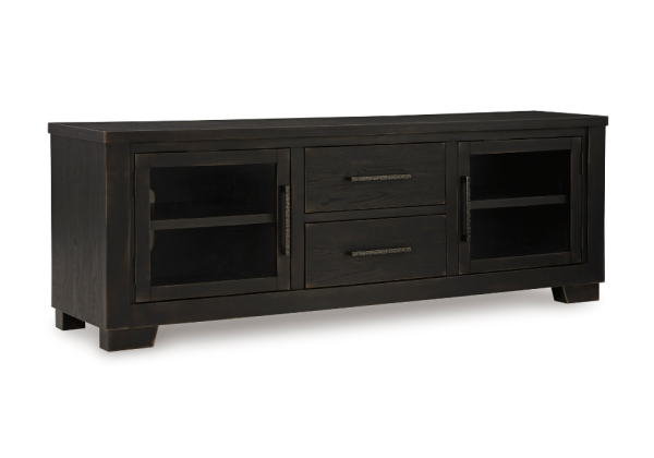 Galliden Black 80" TV Stand - Image 3