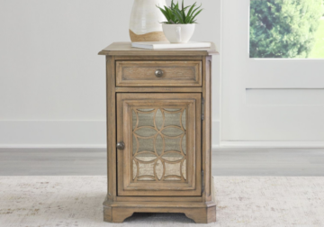 Magnolia Manor Bisque Chairside Table