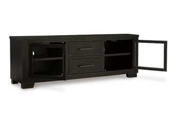 Alternative view of Galliden Black 80" TV Stand