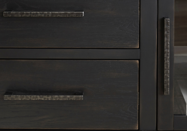 Galliden Black 80" TV Stand - Image 5