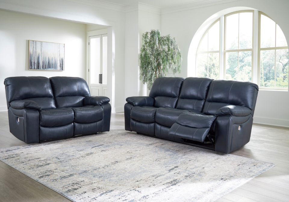 Leesworth Ocean Power Reclining Sofa Set