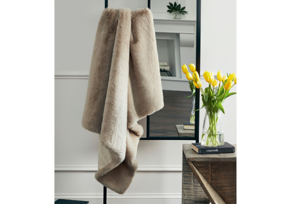 Gariland Taupe Throw - Image 2
