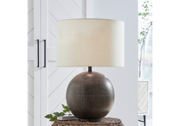 Alternative view of Hambell Metal Table Lamp