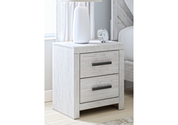 Alternative view of Cayboni Whitewash Nightstand