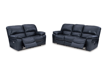 Alternative view of Leesworth Ocean Power Reclining Sofa Set