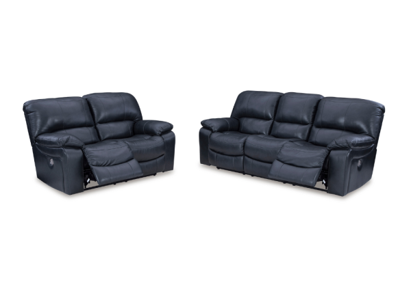 Leesworth Ocean Power Reclining Sofa Set - Image 2