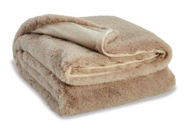 Gariland Taupe Throw - Image 3