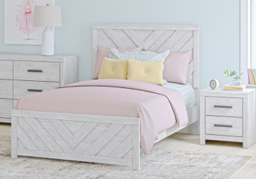 Cayboni Whitewash Full Bed