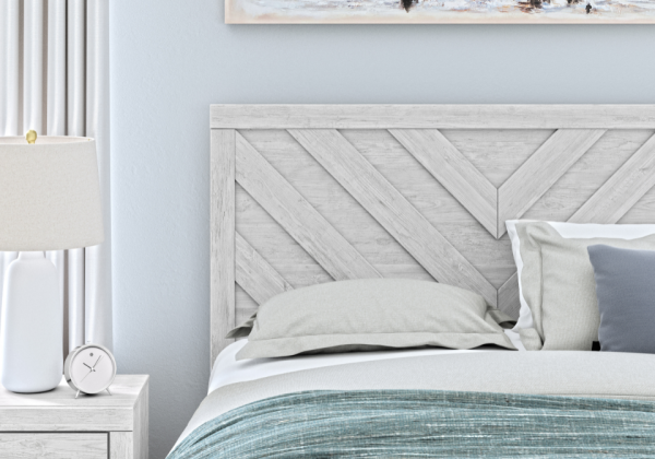 Cayboni Whitewash Queen Bed Set - Image 3