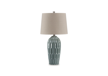 Hadbury Teal Blue Table Lamp