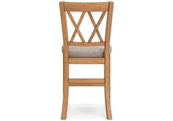 Havonplane Brown Upholstered Barstool - Image 5