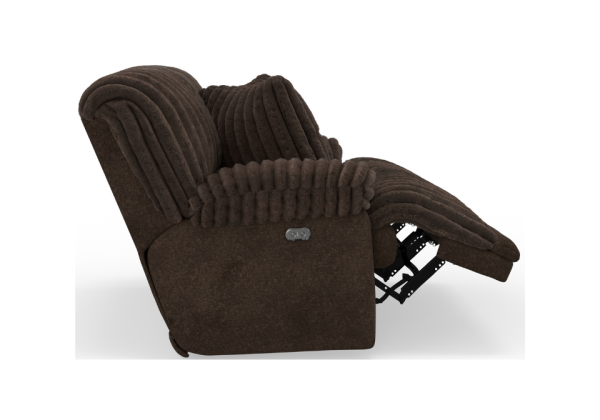 Hollifield Chocolate Power Reclining Sofa Set - Image 6