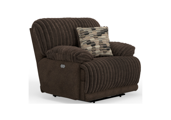 Hollifield Chocolate Power Recliner - Image 3