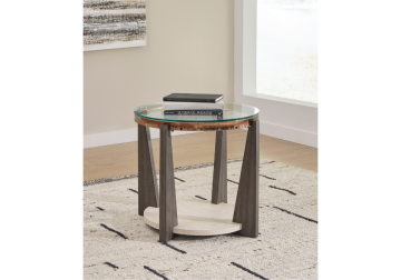 Frazwa Round End Table