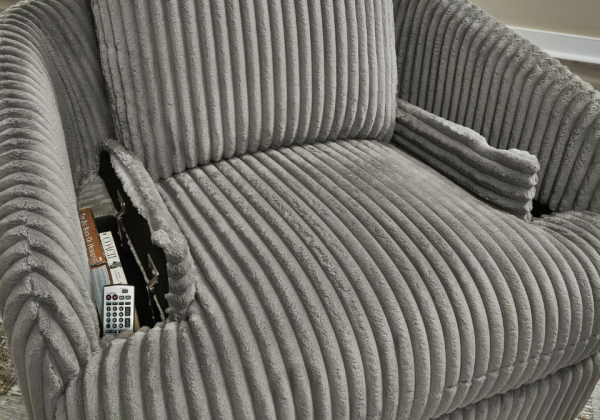 Tie-Breaker Fog Swivel Glider Recliner - Image 5