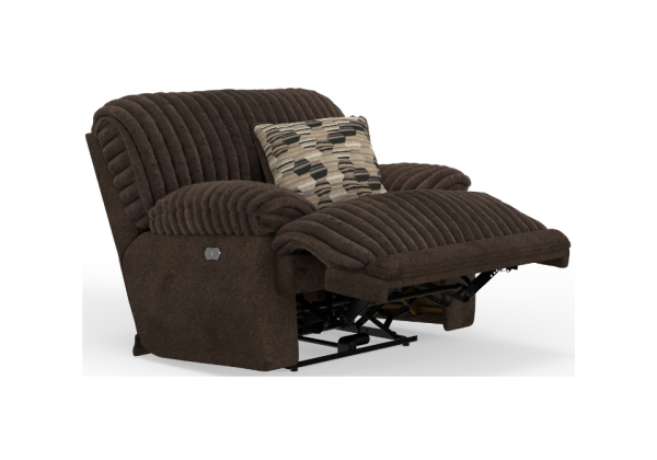 Hollifield Chocolate Power Recliner - Image 4