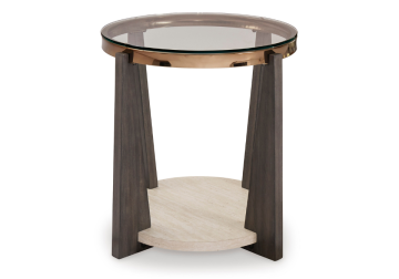 Alternative view of Frazwa Round End Table