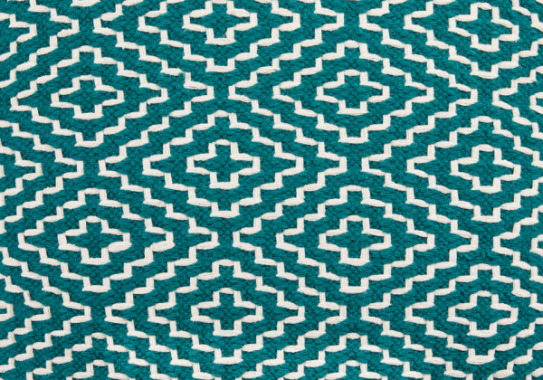 Brynnsen Teal Pouf - Image 4