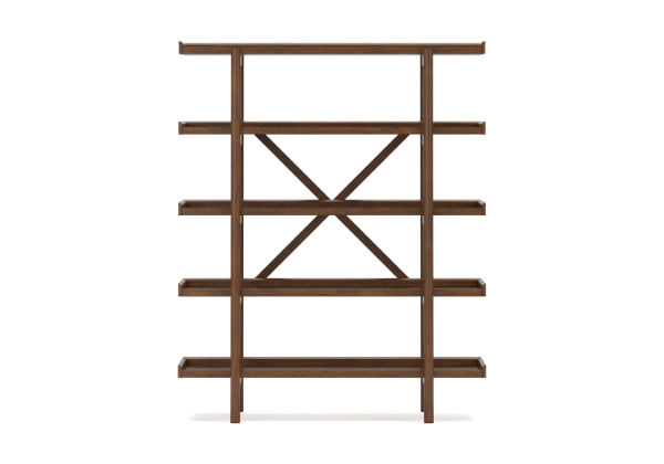 Lyncott Brown Bookcase - Image 2