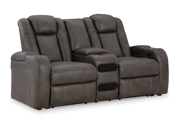 Alternative view of Fyne-Dyme Shadow Power Reclining Loveseat