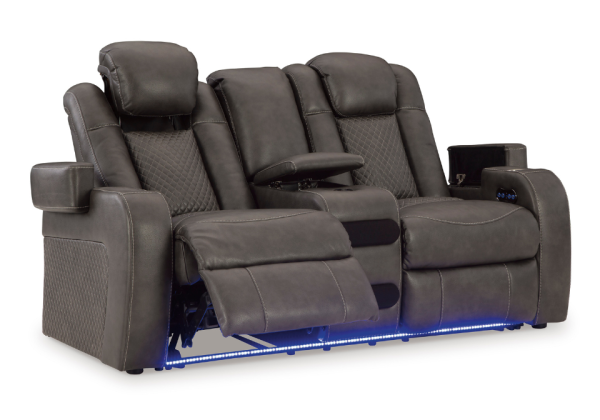 Fyne-Dyme Shadow Power Reclining Loveseat - Image 3