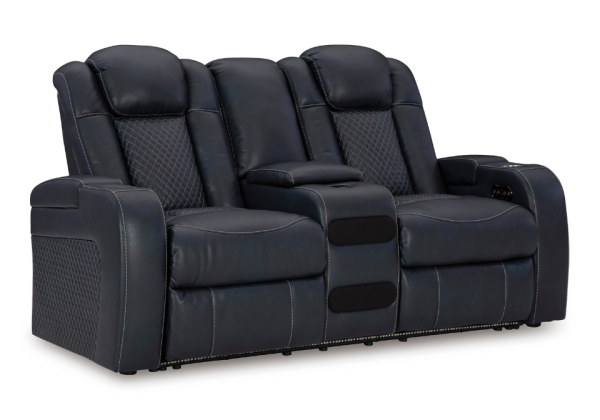 Fyne-Dyme Sapphire Power Reclining Loveseat - Image 3