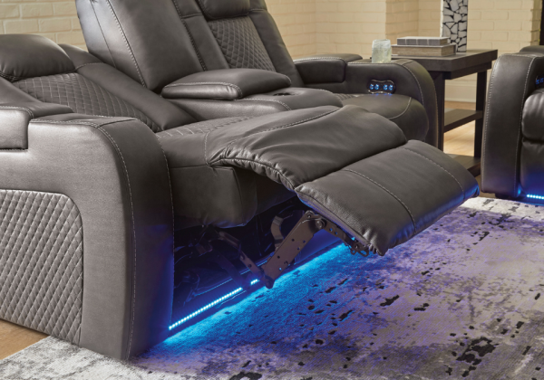 Fyne-Dyme Shadow Power Reclining Sofa - Image 6