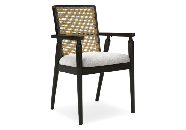 Galliden Black Dining Arm Chair - Image 2