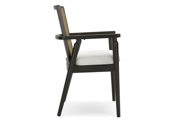 Galliden Black Dining Arm Chair - Image 4
