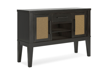 Galliden Black Dining Room Server