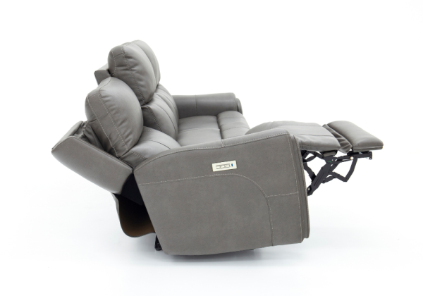 Leon Smoke Power Reclining Sofa - Image 3