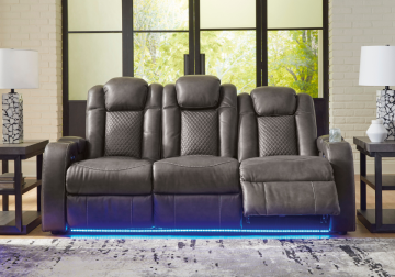Fyne-Dyme Shadow Power Reclining Sofa