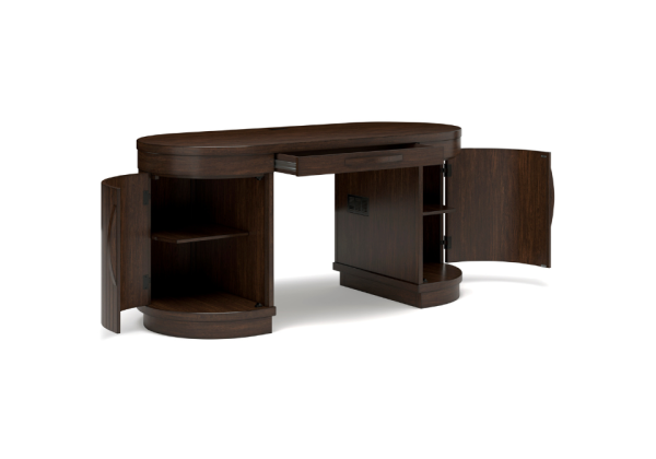 Korestone Warm Brown Office Desk - Image 2