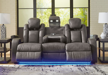 Alternative view of Fyne-Dyme Shadow Power Reclining Sofa
