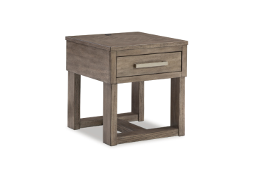 Alternative view of Loyaska Brown End Table