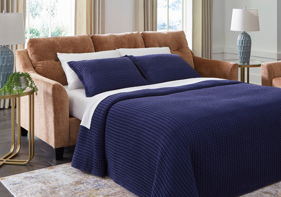 Amity Bay Clay Queen Sofa Sleeper Chaise