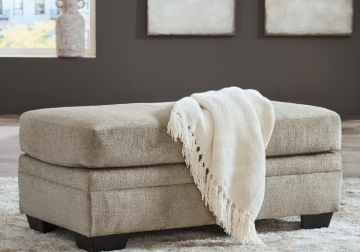 Stonemeade Taupe Ottoman