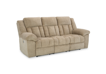 Alternative view of Tip-Off Wheat Power Reclining Sofa