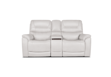 Turin Dove Power Reclining Loveseat