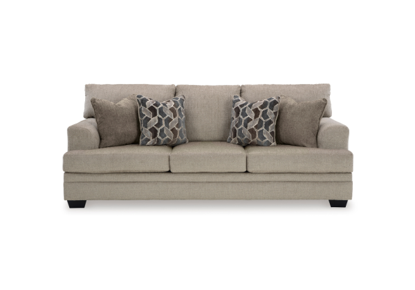 Stonemeade Queen Taupe Sofa Sleeper - Image 2