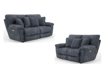 Paxon Smoke Power Reclining Sofa Set