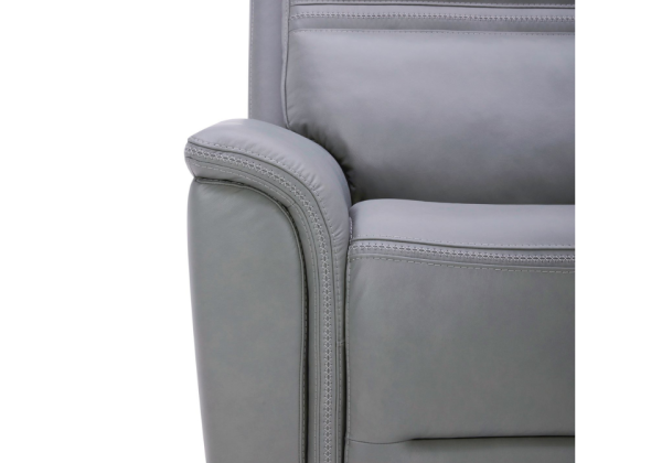 Cooper Blue Gray Power Reclining Sofa Set - Image 9