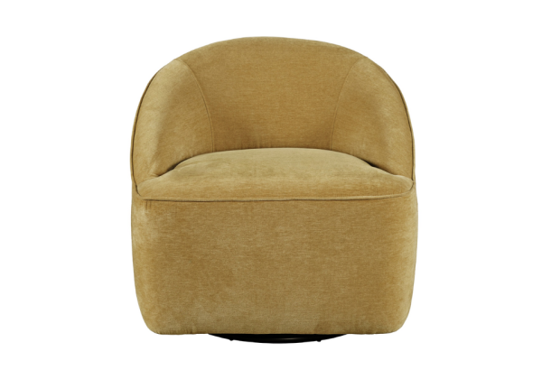 Lulu Gold Swivel Accent Chair - Image 5