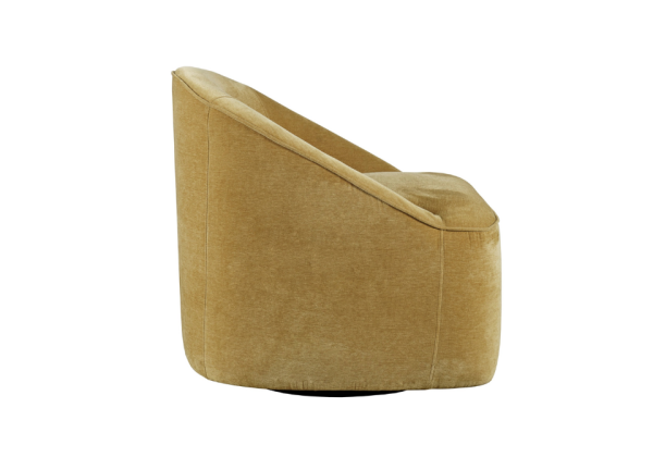 Lulu Gold Swivel Accent Chair - Image 6