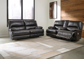 Alternative view of Mountainous Eclipse Power Reclining Sofa Set