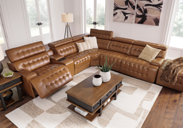 Alternative view of Temmpton 6PC. Power Reclining Sectional